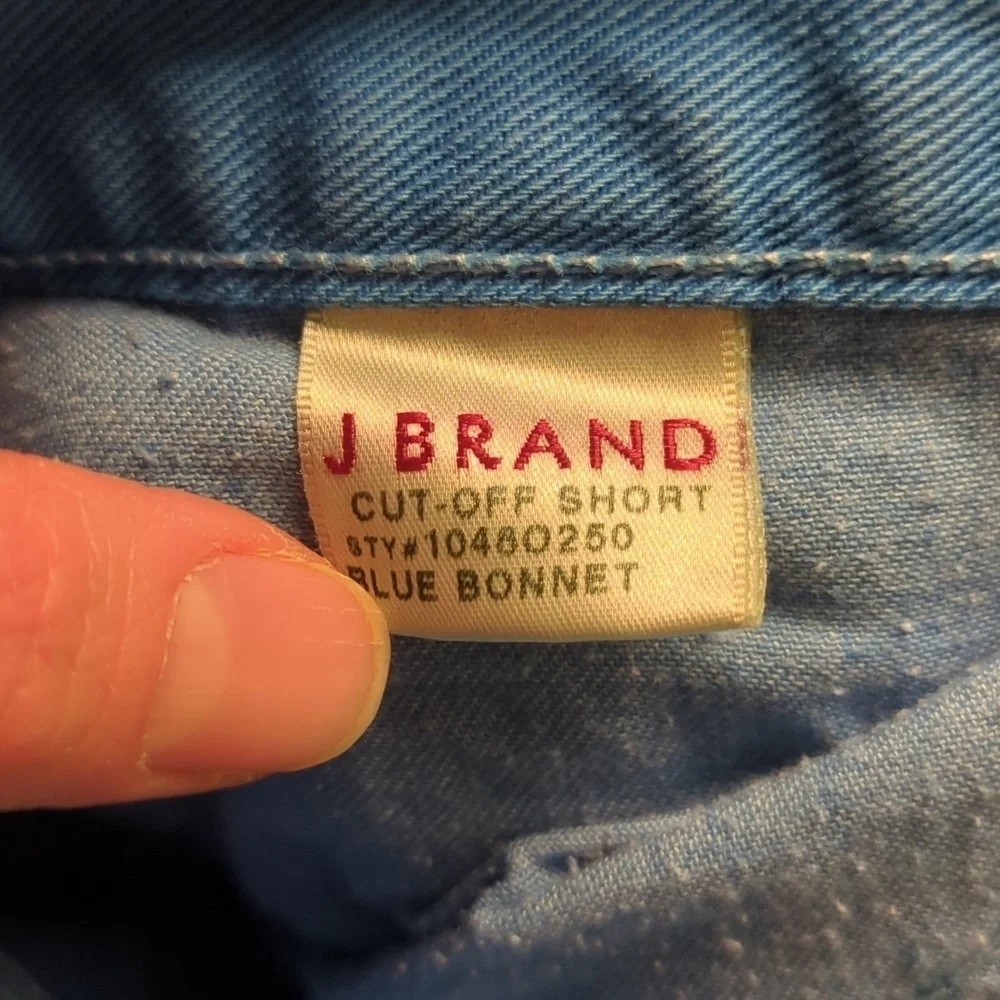 J. Brand Bright Blue Cut-Off Short